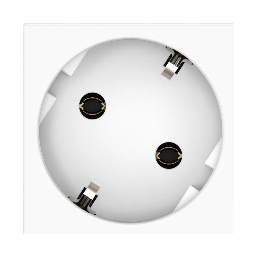 Caduceus Aling Hide Modular Socket with Grounding 16A 250V