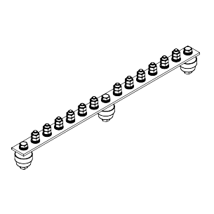 Main Grounding Busbar GZSH.02-430.450.12M8-ML