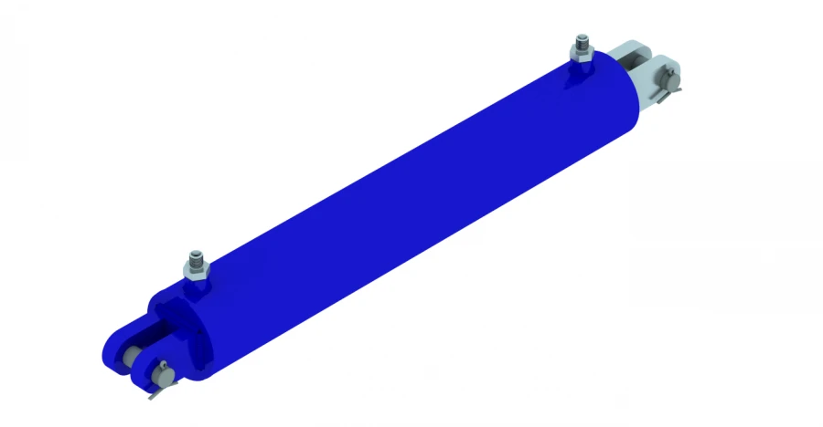 Hydraulic Cylinder 1247.00.00.00 (100x40-610 mm), 16 MPa