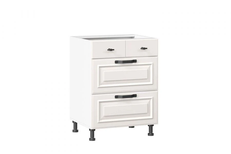 Kitchen Base Cabinet Facade Set 600 with 3 Drawers - Marina LD.273190.000