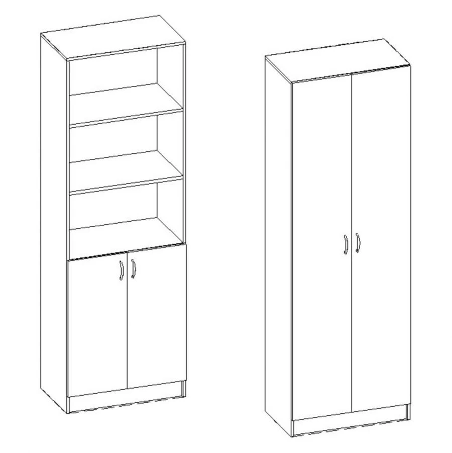 Wooden Document Cabinet - LDP Base