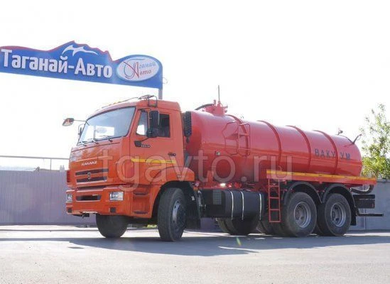 KAMAZ 65111-50底盘真空罐车类型5675K