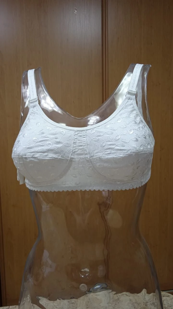 Breast Prosthesis Support Bra with Lace Fabric LF-42kE