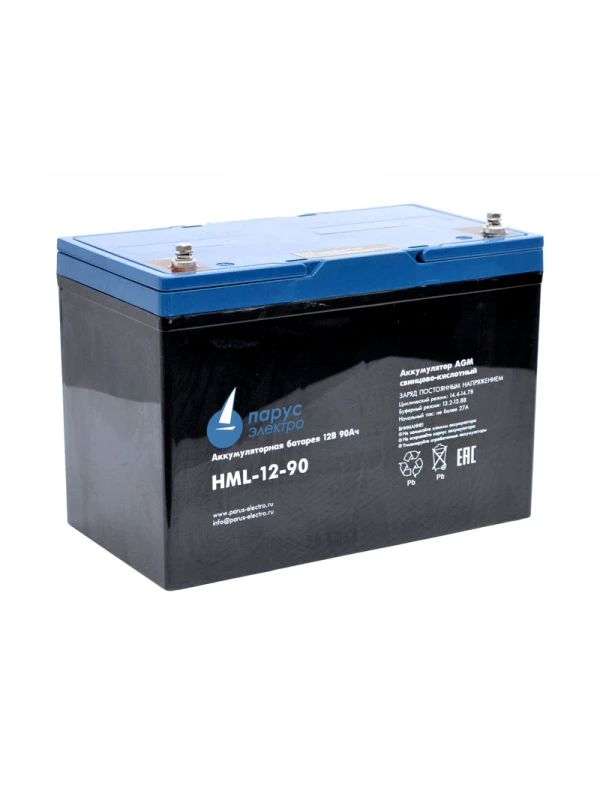 HML-12-90 AGM Lead-Acid Battery for UPS Systems