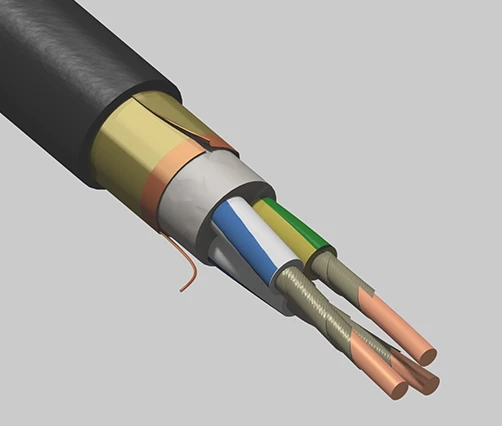 Low Fire Hazard Power Cable VVGEng(A)-FRLSLTx-XL 0.66/1 kV