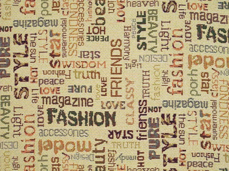 Jacquard Upholstery Fabric with Trademark "UUU" Art. 300130