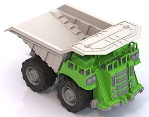 Detailed Construction Dump Truck "Quarry" Model