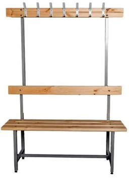 Metal Locker Room Bench for Changing Rooms