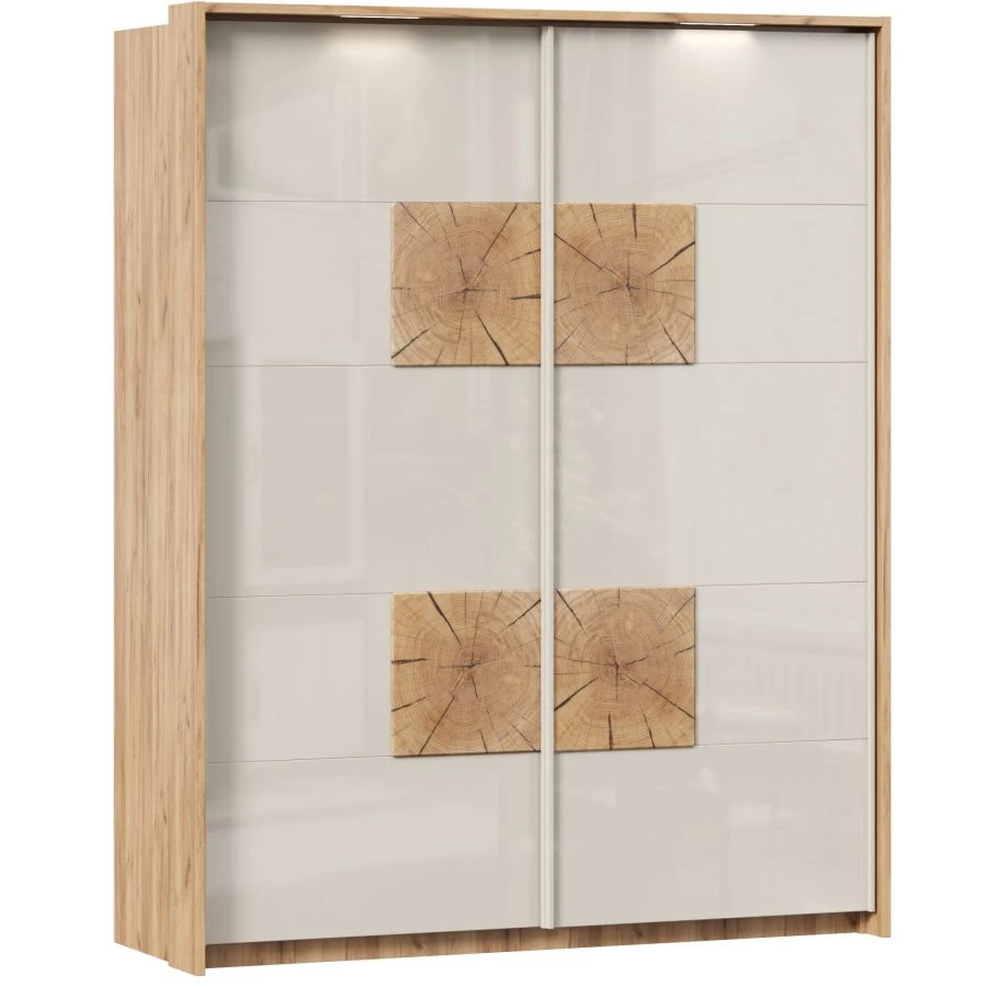 Fiji LD.659100.000 Two-Door Wardrobe (Golden Oak/Kashmir)