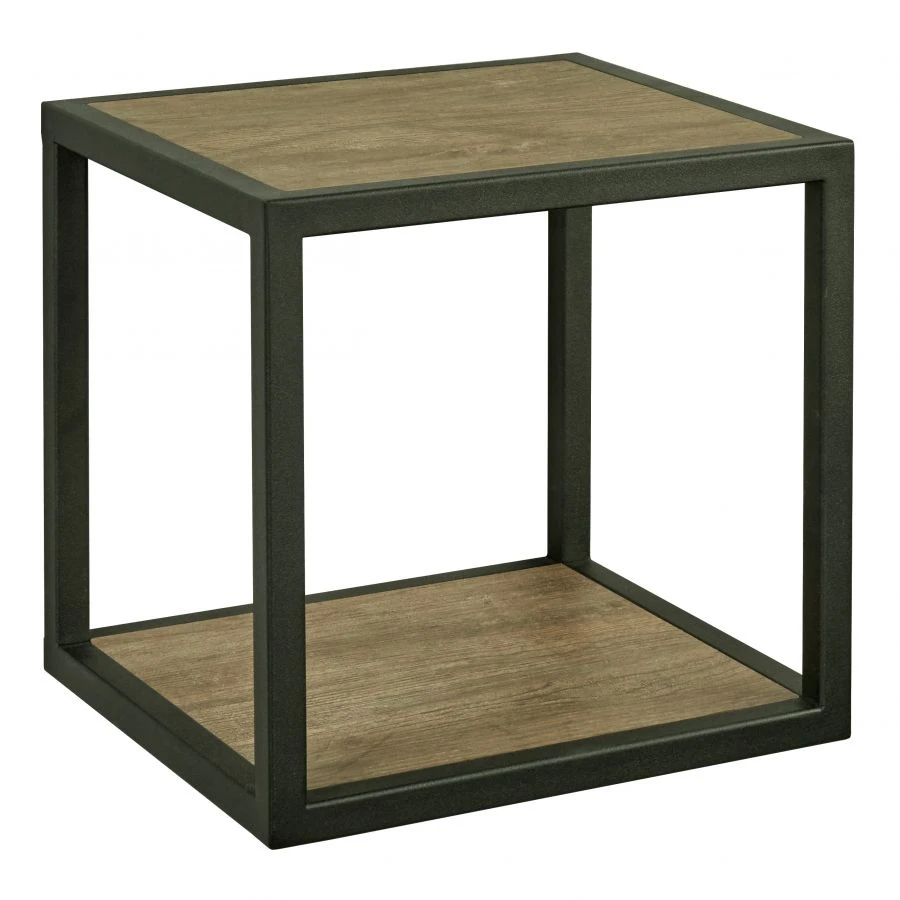 Aquaton Loft Factory Open Wall Shelf, Country Oak, 1A242703LTDY01