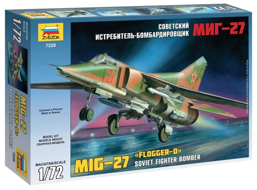 Soviet Fighter-Bomber Model MiG-27 Assembly Kit