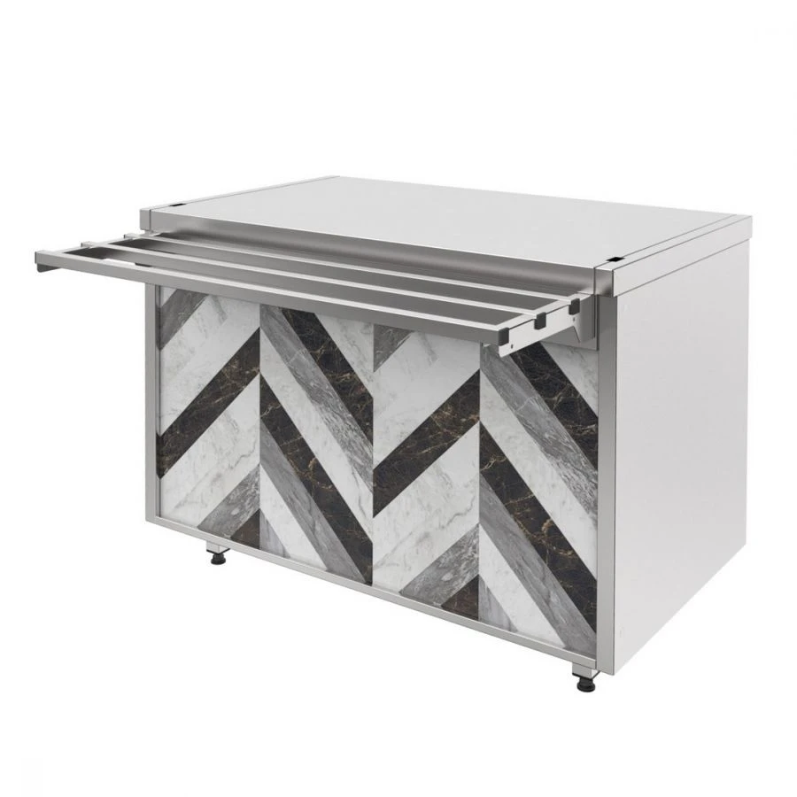 Neutral Counter without Shelf RCN12B for City Line by Refettorio