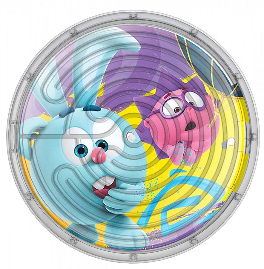 Two-Sided "Labyrinth" (Smeshariki: Underwater World) in Blister Packaging
