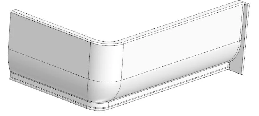 Front Right Podium Cladding for Vehicles 5299-401-5102026-01