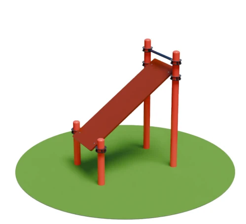 Ergonomic Outdoor Press Bench for Core Strength Training