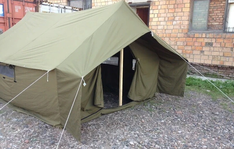 4-Person Cotton Fabric Tent 4-ПП-10