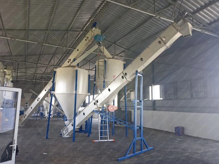 Belt-Scraper Conveyor TLS-300 (6m) for Bulk Material Transport