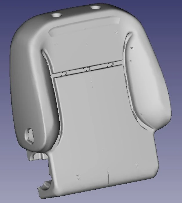 Automotive Seat Back Padding for Left Front Seat with Armrest 4458958