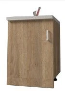 Kitchen Base Cabinet with Sink - Modern Design