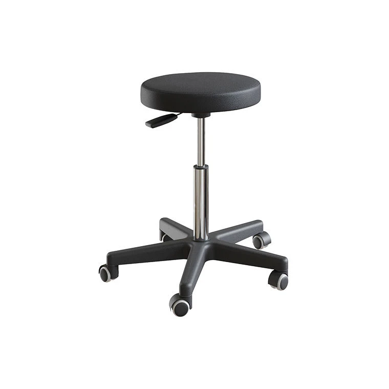 Black Leatherette Stool Teta 2 L