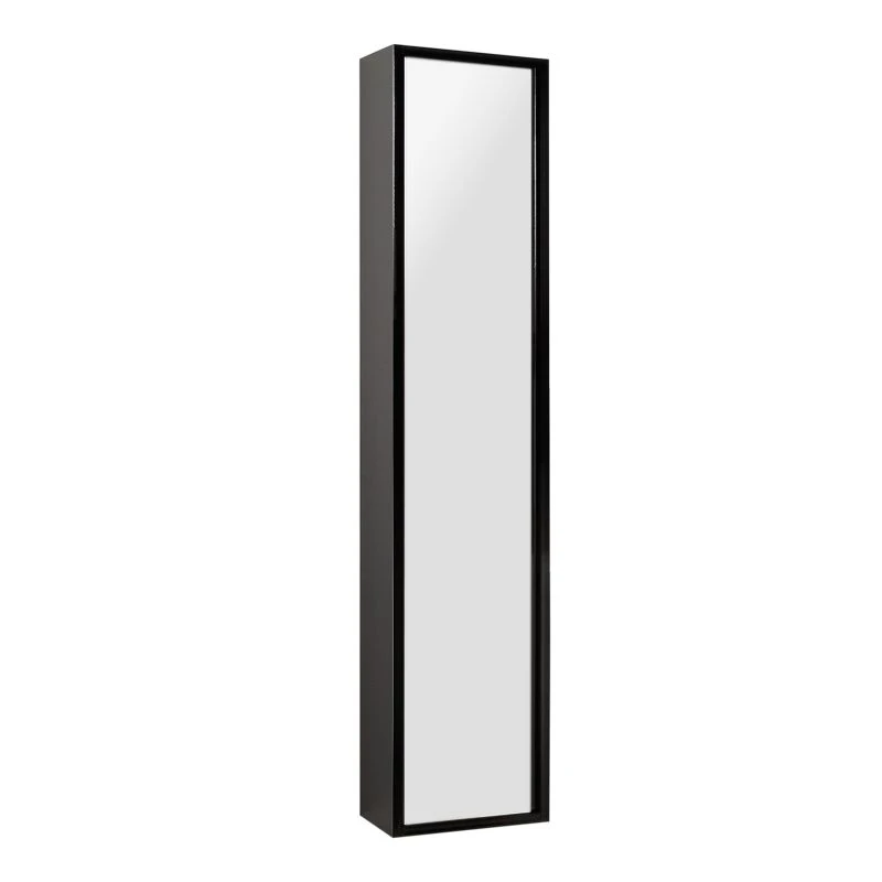 Rimini Wall-Mounted Column Cabinet in Black Gloss 1A134603RN9501