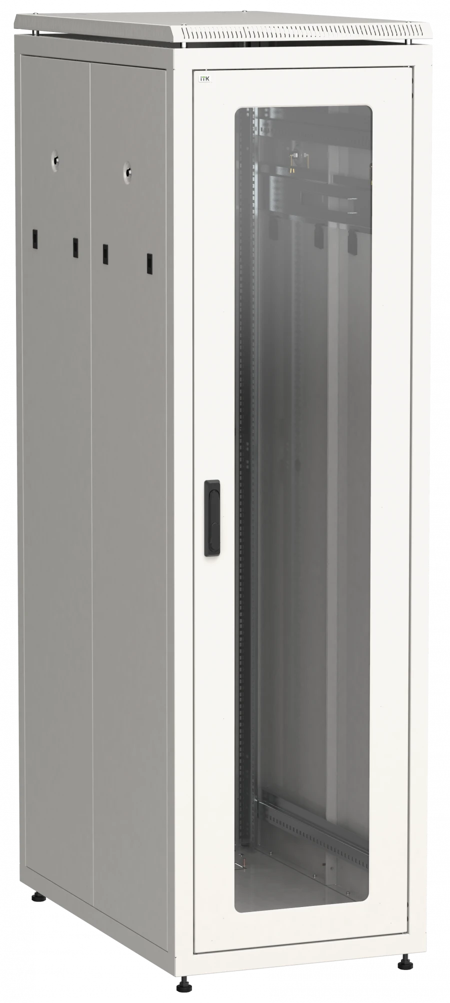 LINEA N 47U 19" Network Cabinet with Glass Door, 600x1000 mm, Grey