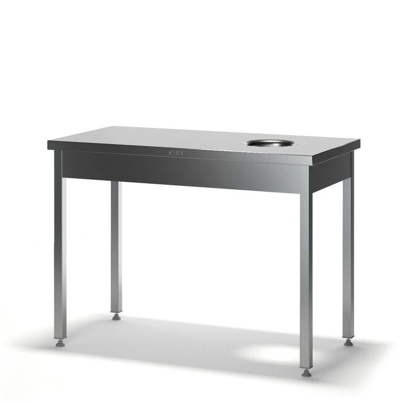 Stainless Steel Waste Collection Table SSP-1 Without Edge
