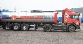 Полуприцеп-цистерна для перевозки нефтепродуктов модели 963911 на осевых агрегатах BPW