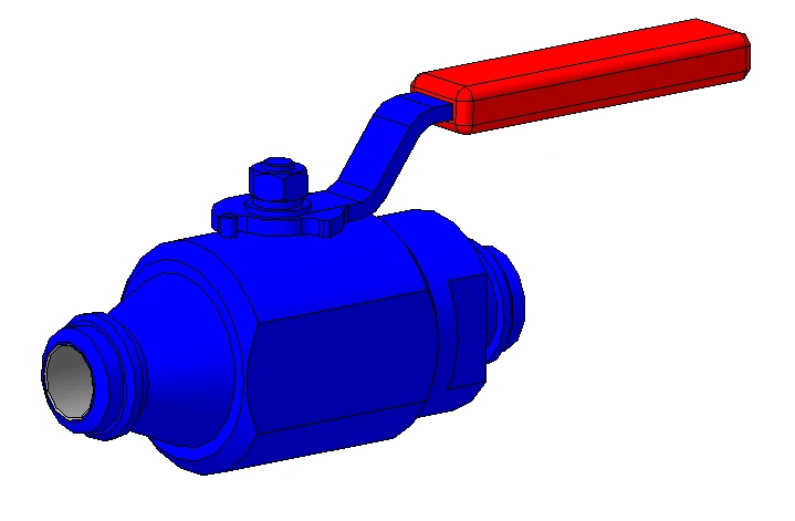 DN6 PN8 Ball Valve for Aggressive and Non-Aggressive Fluids