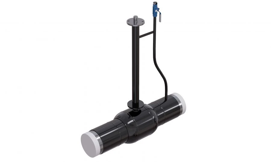 Full Passage Stainless Steel Ball Valve ALSO with Extended Stem and Drain Port