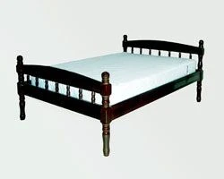 Double Bed Made of Pine Wood Art. KR. 06