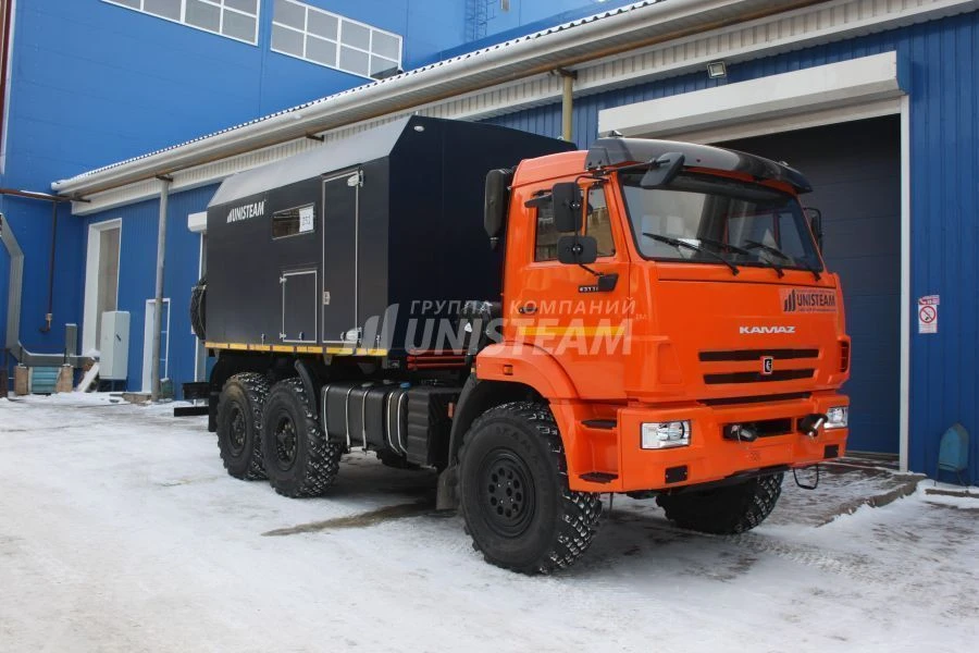 Mobile Steam Generator Unit Type 509812 on KAMAZ 5350-D5 Chassis