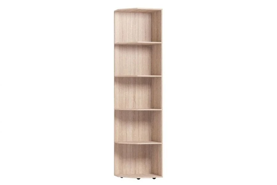 Corner Shelf with Four Open Shelves