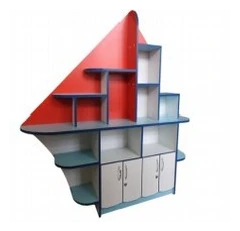 Bookshelf with Open Shelves and Closed Bases - Model S.06.38