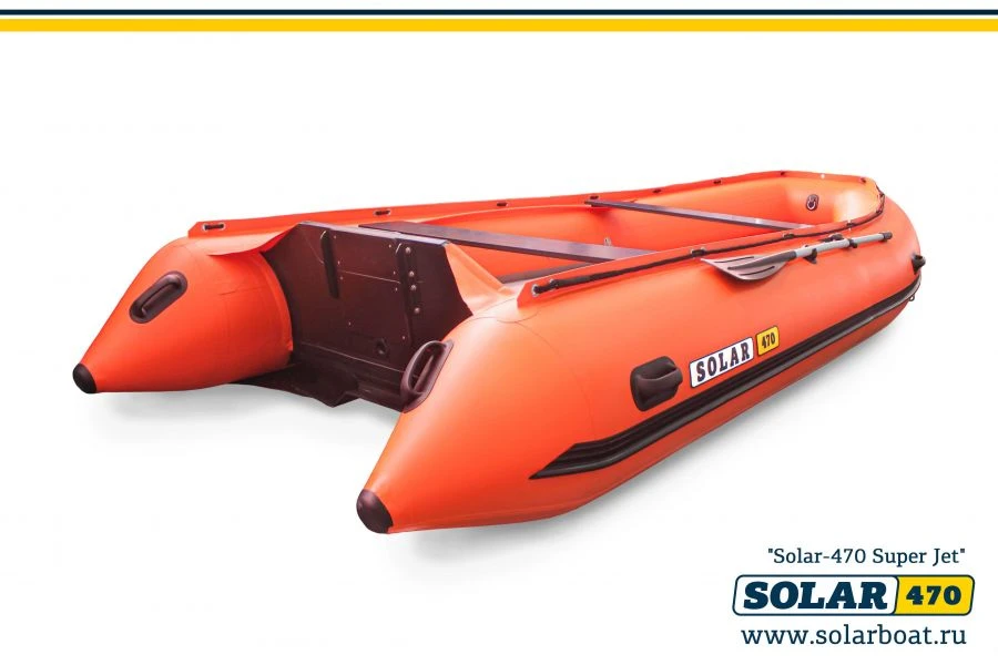 Inflatable Motor Boat SOLAR-470 Super Jet Tunnel (2020)