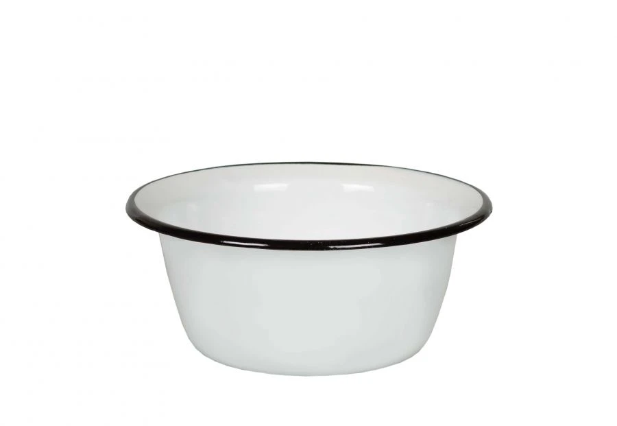 Enamelled Steel Bowl for Cold Dishes, 0.8 L