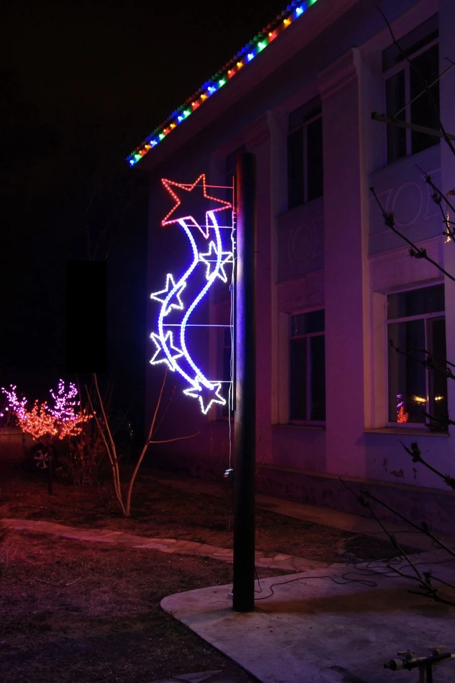 Decorative LED Console "Star Blizzard" - Outdoor Light Fixture with Brackets (220V, 2 Modifications)