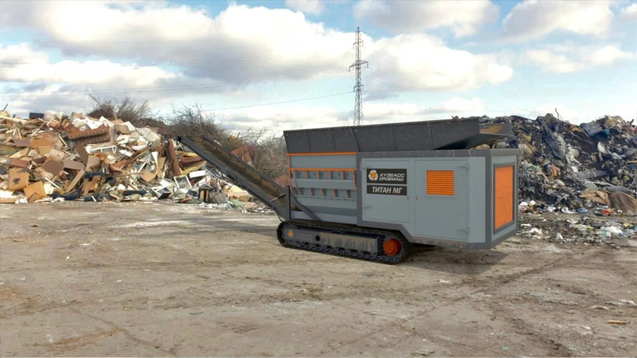 TITAN 850 MG Industrial Shredder Dual-Shaft Crusher