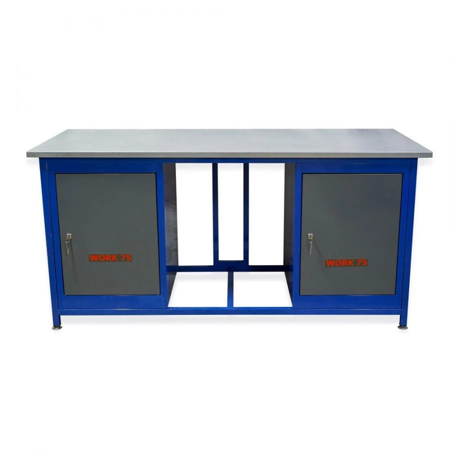 Workbench with Double Cabinets for Assembly and Storage WK1800 (T0-T0)