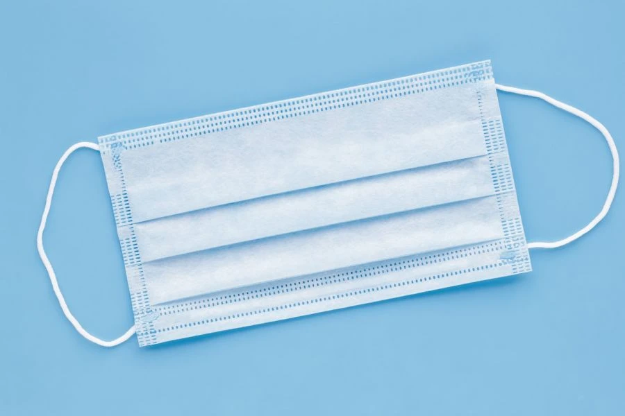 Disposable Non-Sterile Three-Layer Medical Mask on Elastic Bands