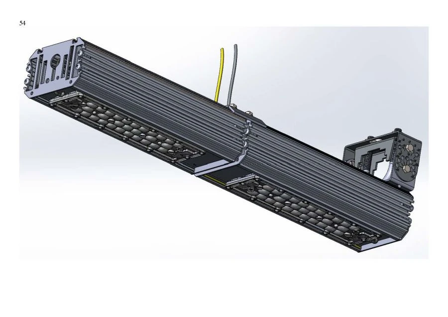 Industrial Design LED Light "MTM IoT" Series CUBE 100 Two Modules 180° End Connection