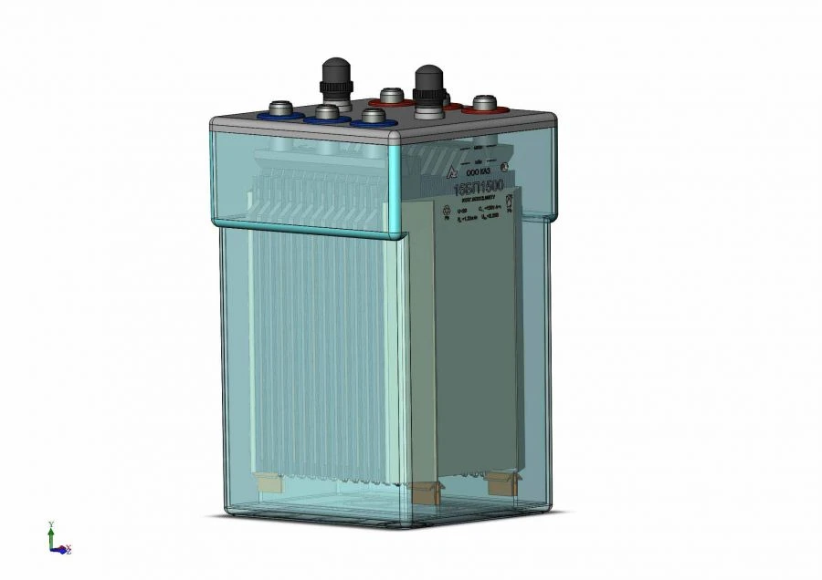 Lead Acid Stationary Battery 15BП1500 (15GroE1500)