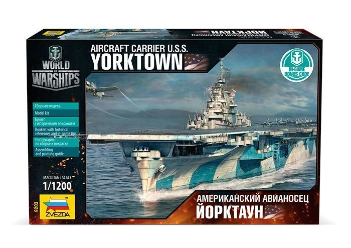 Yorktown American Aircraft Carrier Model Kit