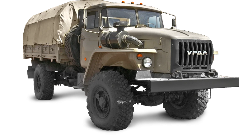 Ural 43206 Cargo Truck with Platform