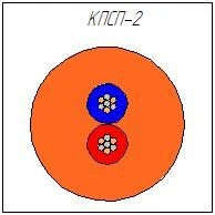Seismic Field Cable for Geophones KPSP