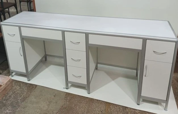 Laboratory Table with Three Cabinets TV-SL-02-01