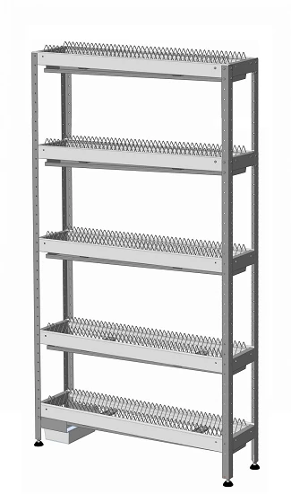 Stainless Steel Dish Rack S-5T-0.6/0.8/1.8 for Drying Plates