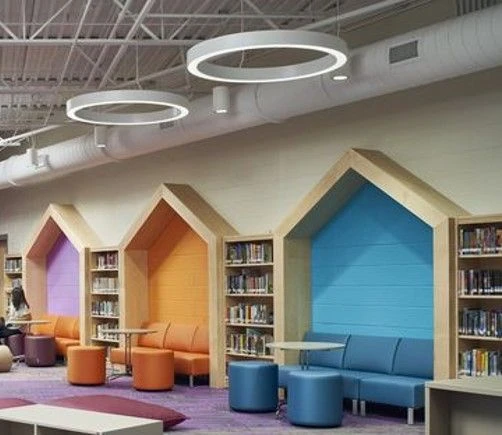 Reading Zone with Bookshelves - TDI School Series by Interyer