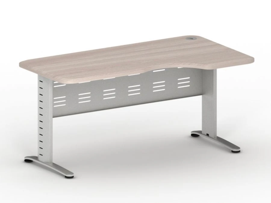 Ergonomic Desk with Metal Frame
