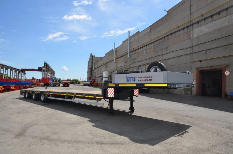 Heavy-Duty Semi-Trailer Politrans 94183-031 with Plant Axle 1204-2410002